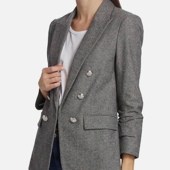 Veronica Beard Jackets & Blazers - NWT Veronica Beard Beacon Gray Mélange Dickey Jacket Size 6